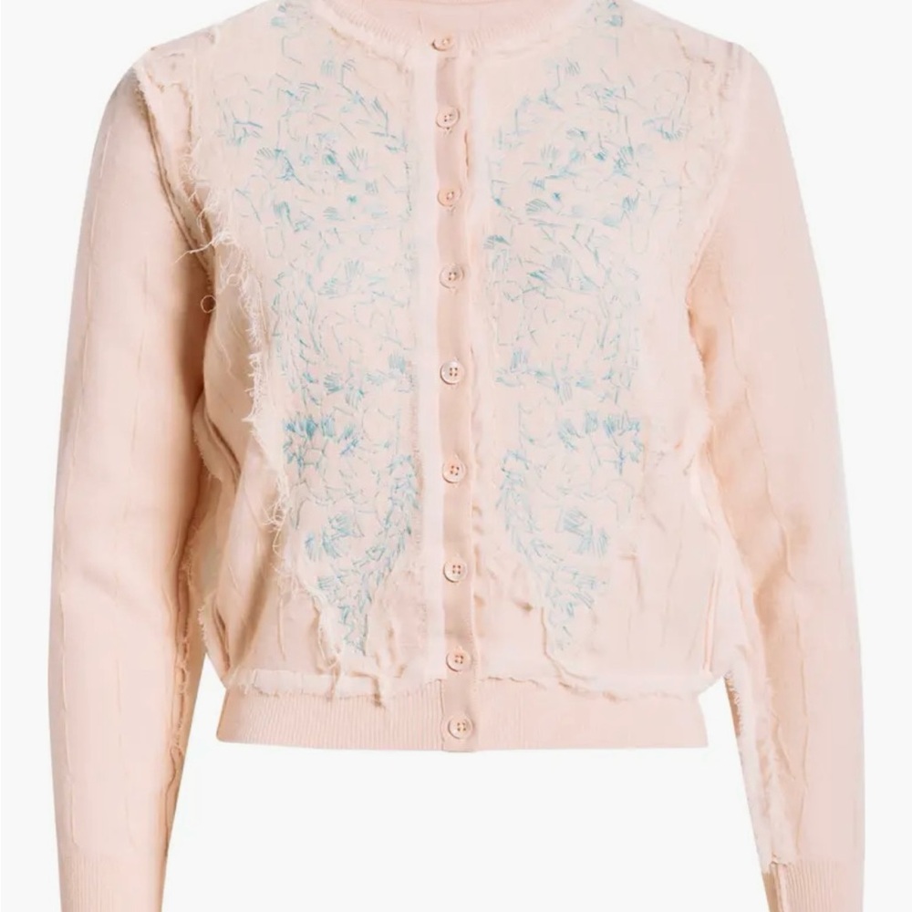 Embroidered Martin Margiela Button-Up Cardigan